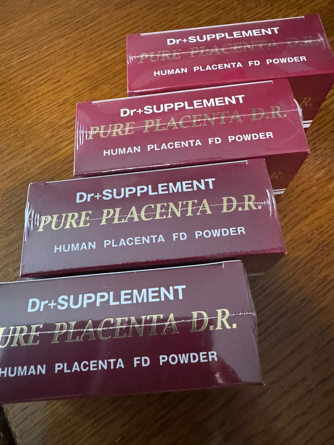 Customer photo review of ピュアプラセンタDRまとめ買いセット（4箱入り）