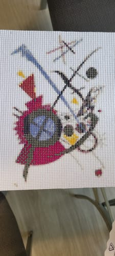 Customer photo review of Diamond Painting - Violet (1923) | Wassily Kandinsky