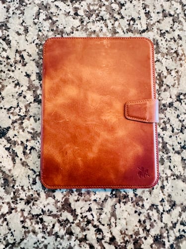 Customer photo review of Parma Leather Wallet Case for iPad Mini 6 (2021)