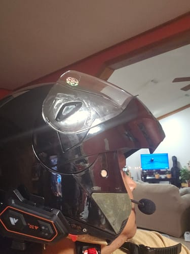 Customer photo review of Motorcycle Wrist Support - Ride Without Wrist Pain