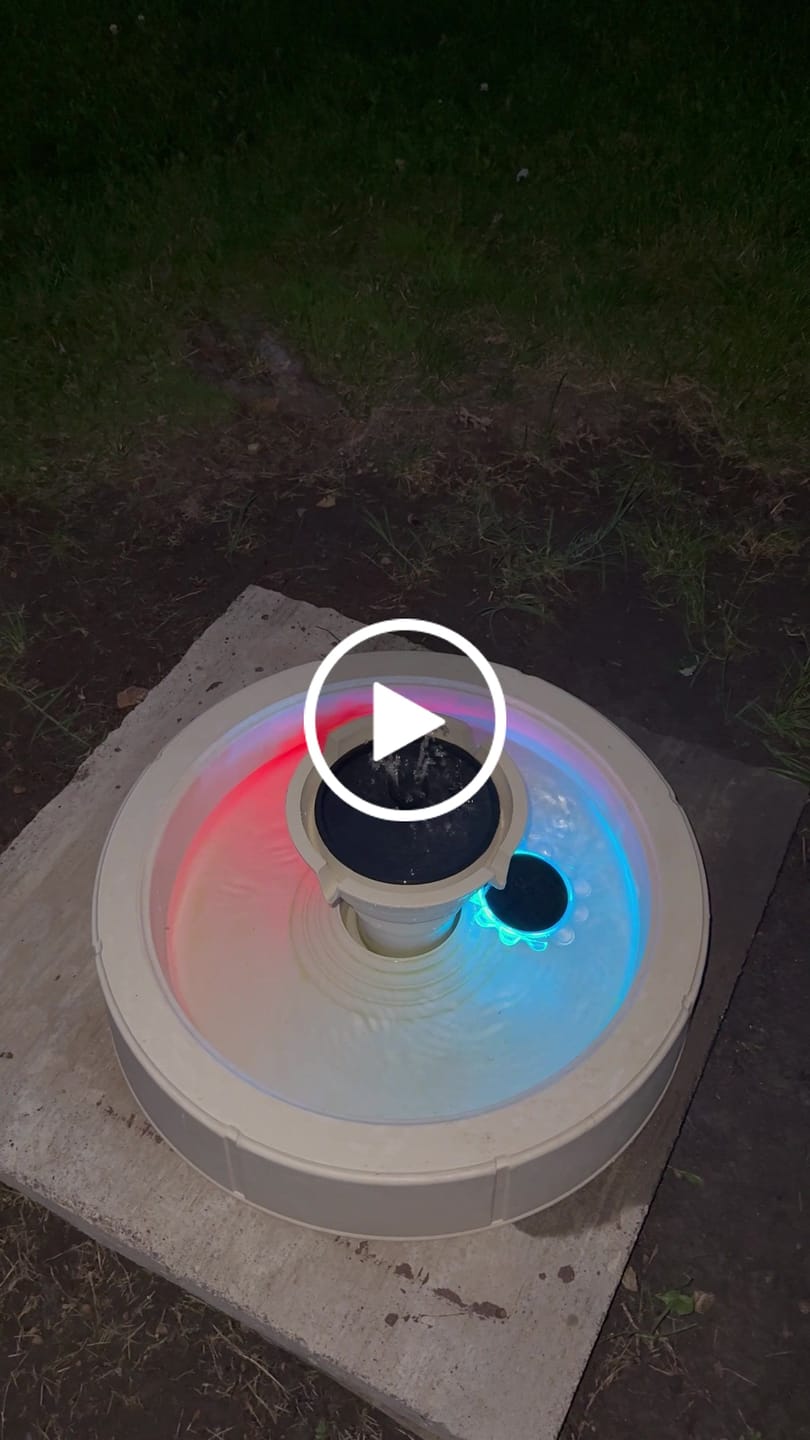 Customer video review of Lago 22.5" Instant Pond Fountain (Pre-Order) Ships Out March 2025