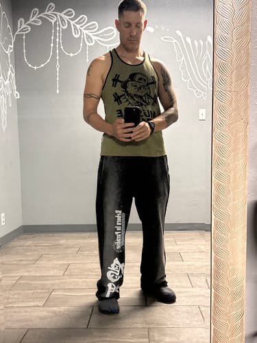 Customer photo review of Naruto 2.0 – Oversized Matching Sweatpants