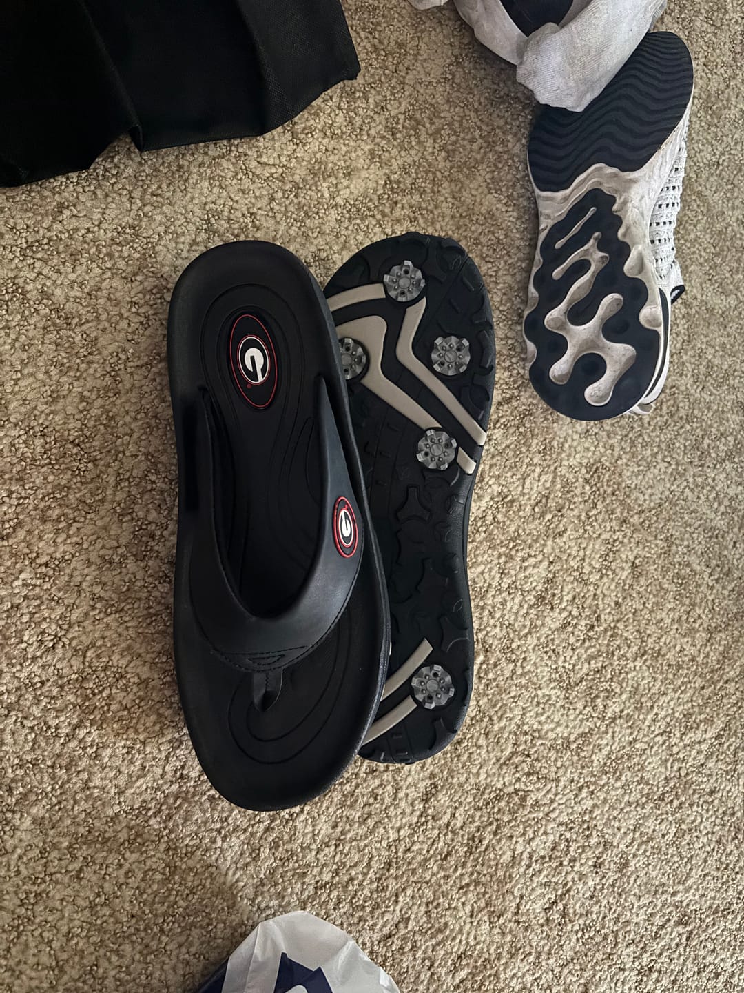 Customer photo review of University of Georgia Golf Sandal