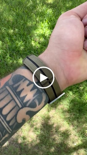 Customer video review of Glomar Explorer - Hook & Loop Strap Striped