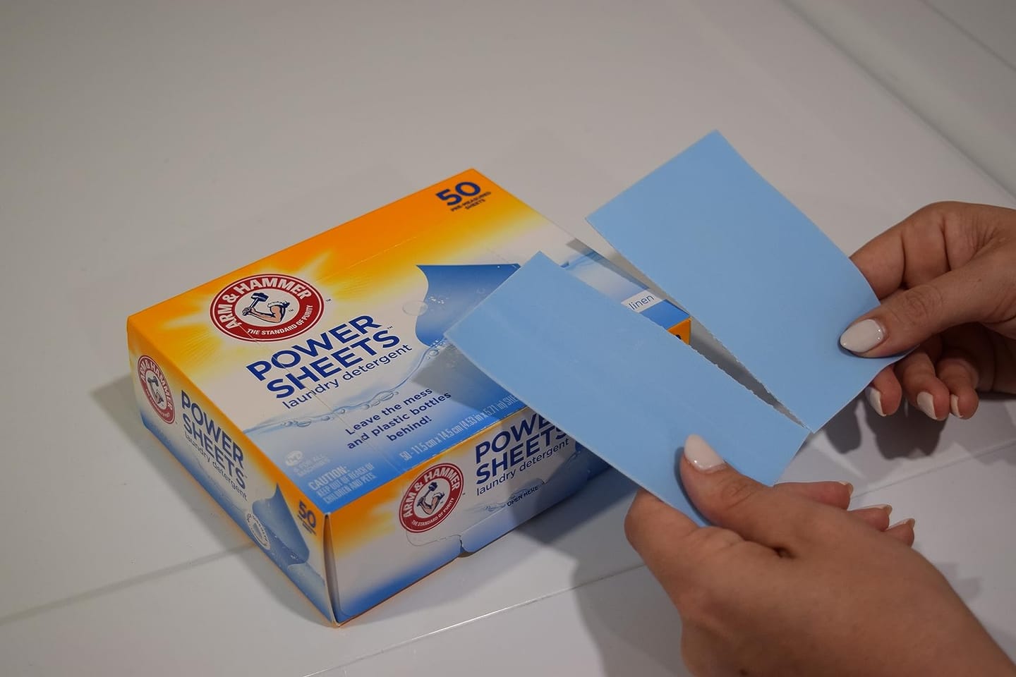 Customer photo review of Eco Laundry Detergent Sheets