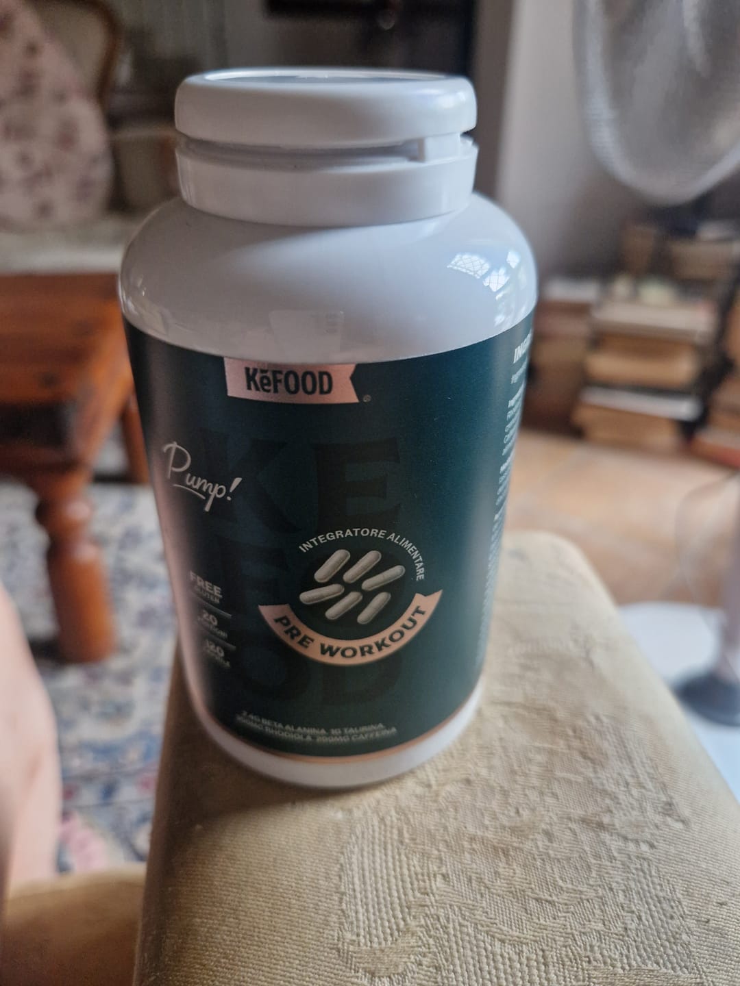 Customer photo review of PRE WORKOUT - BETA ALANINA, TAURINA, RHODIOLA, CAFFEINA