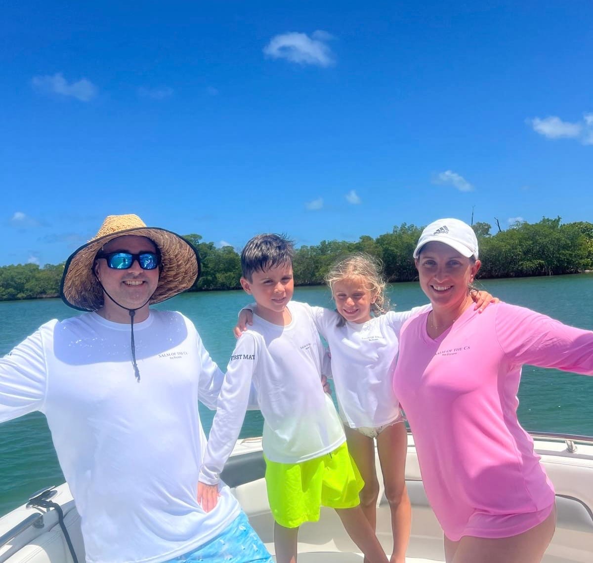 Customer photo review of Womens Dri-Fit Custom Boat Shirts - Long Sleeve