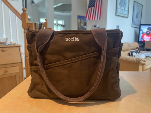 Customer photo review of Soolla® Studio Bag, Coffee Bean