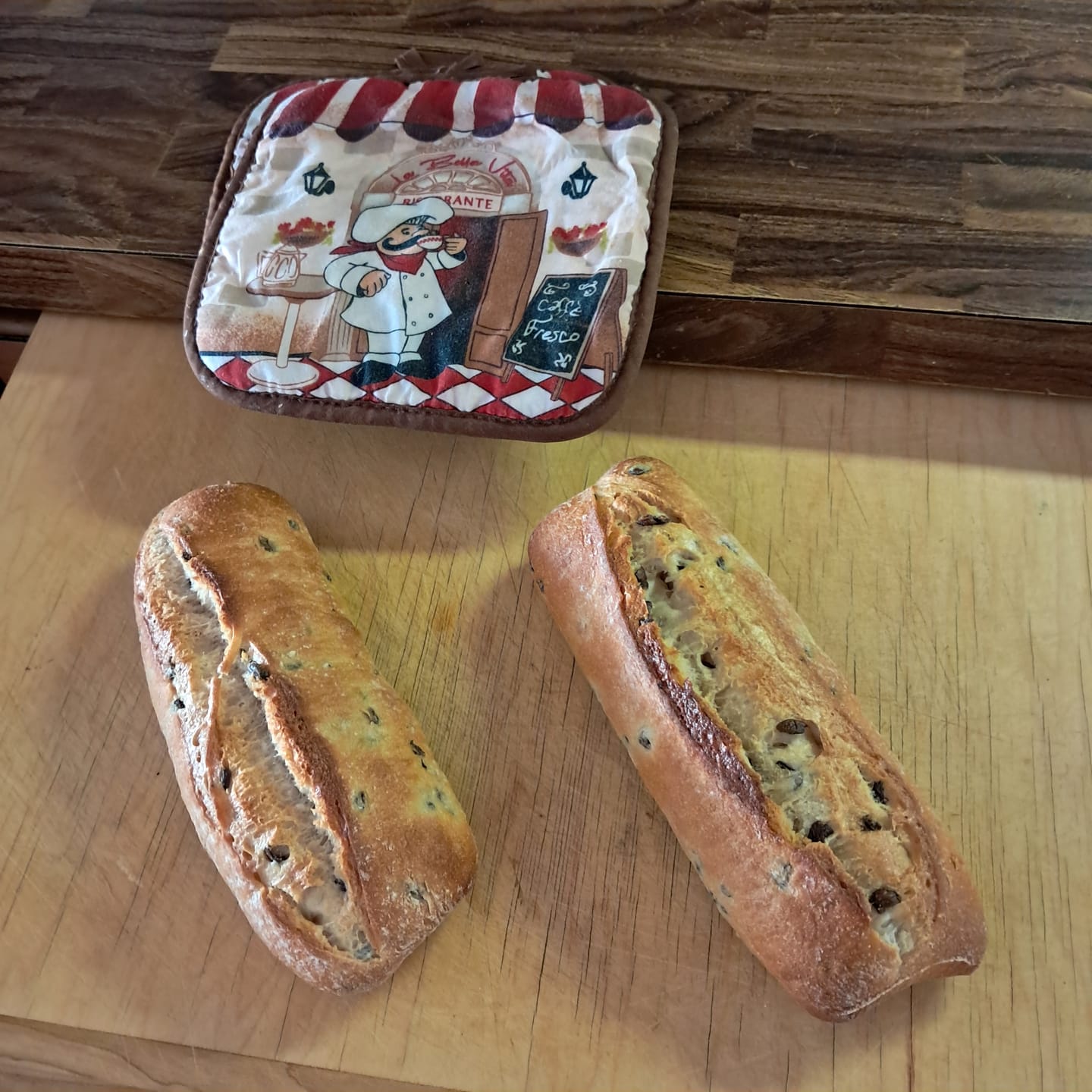 Customer photo review of Olive Ciabattini Rolls (4 pack)