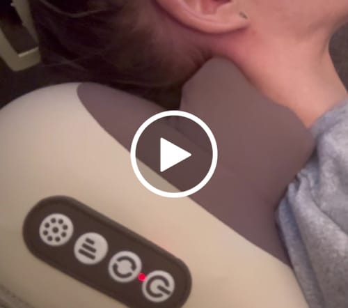 Customer video review of HiZoo - Pillow Neck & Shoulder Massager