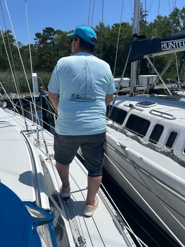 Customer photo review of Dri-Fit Custom Boat Shirts - Short Sleeve
