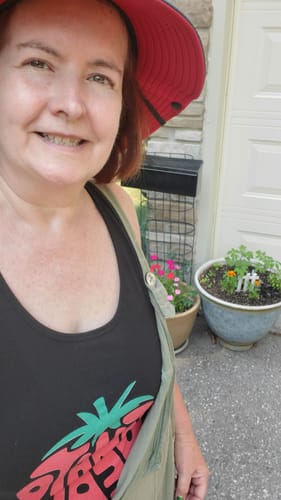 Customer photo review of Tomato Head Racerback