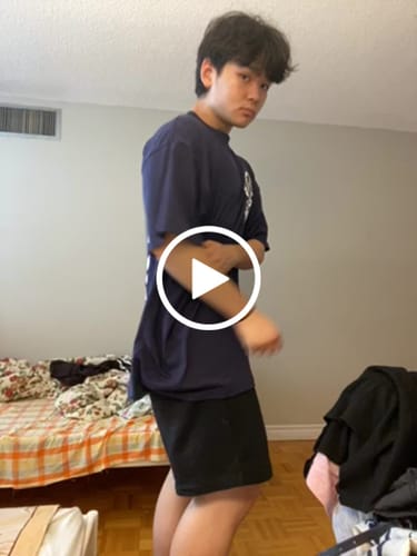 Customer video review of Navy Blue FiF Chained Tee