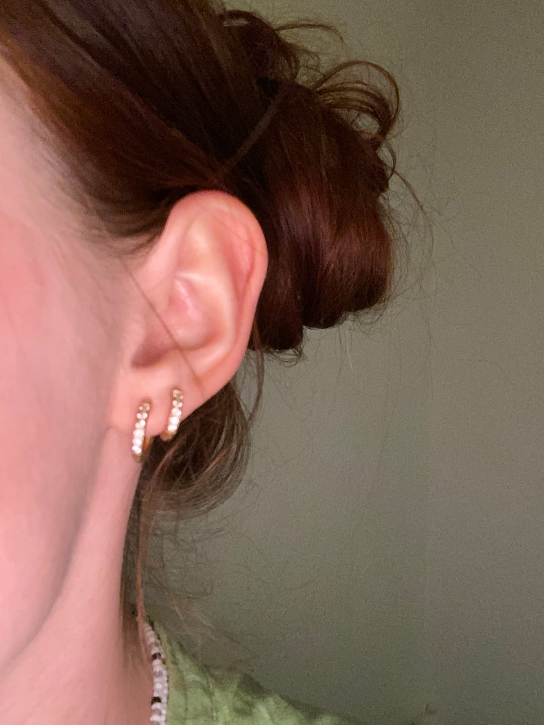 Customer photo review of Klara Ohrringe | 18K vergoldet