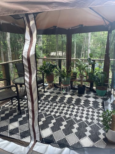 Customer photo review of Leisure Sports 8x8/10x10 Pop-Up Easy Setup Outdoor Canopy with Netting Screen Walls