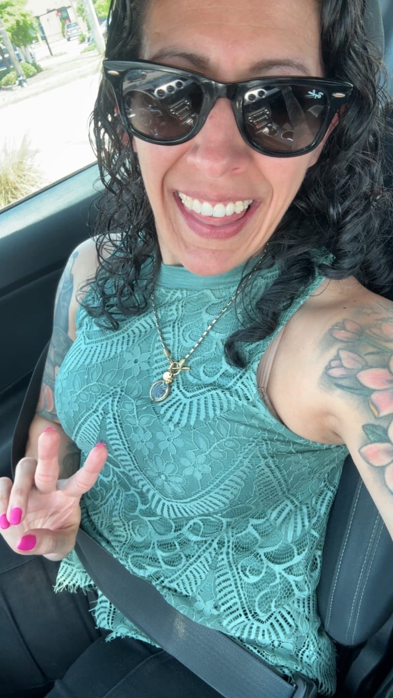 Customer photo review of Buffalo nickel necklace