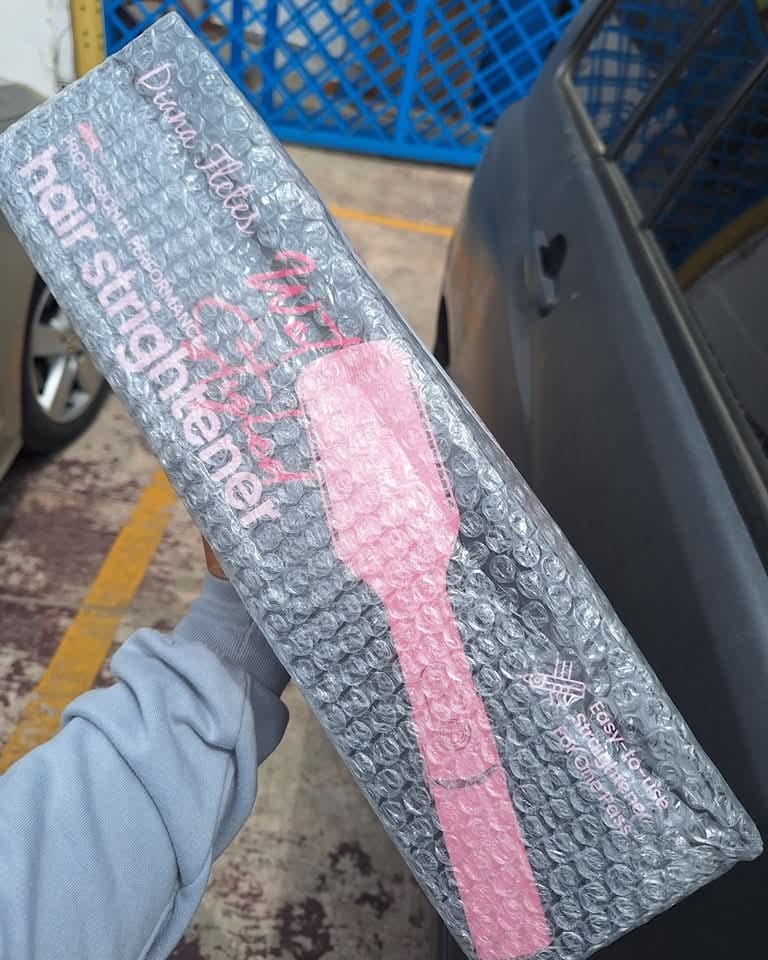 Customer photo review of Plancha 2 En 1 Diana Fletes Para Cabello Húmedo y Seco TiTanium Galvanizado