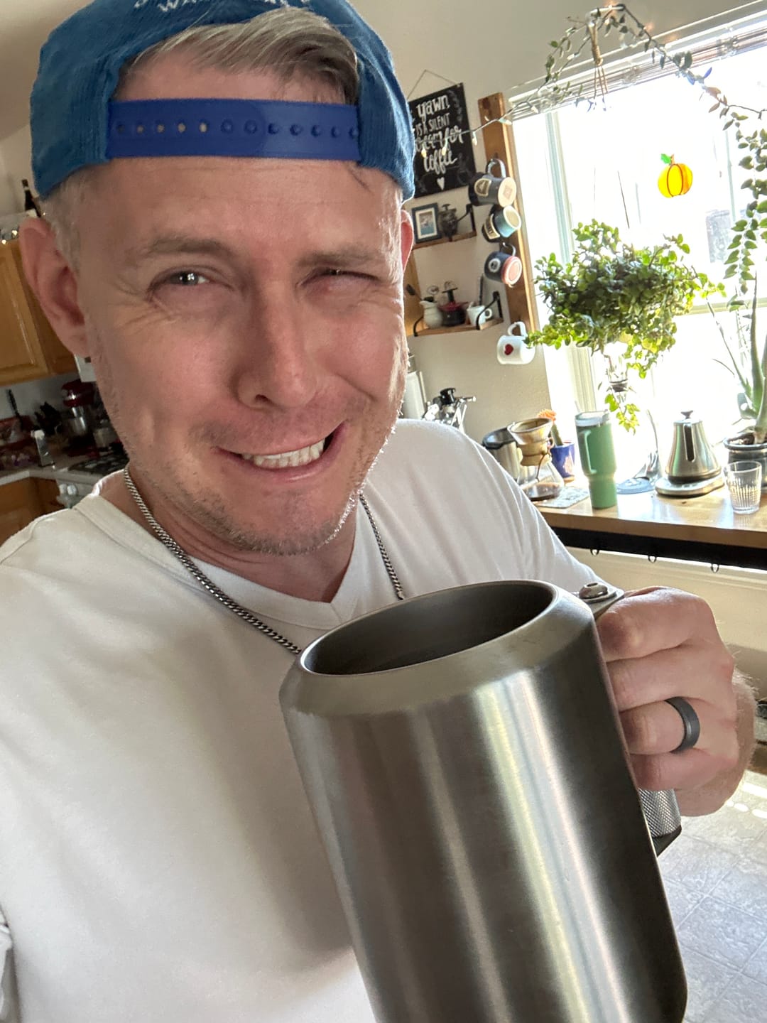 Customer photo review of The 22lb Heavy* Mug | The World's Heaviest Mug