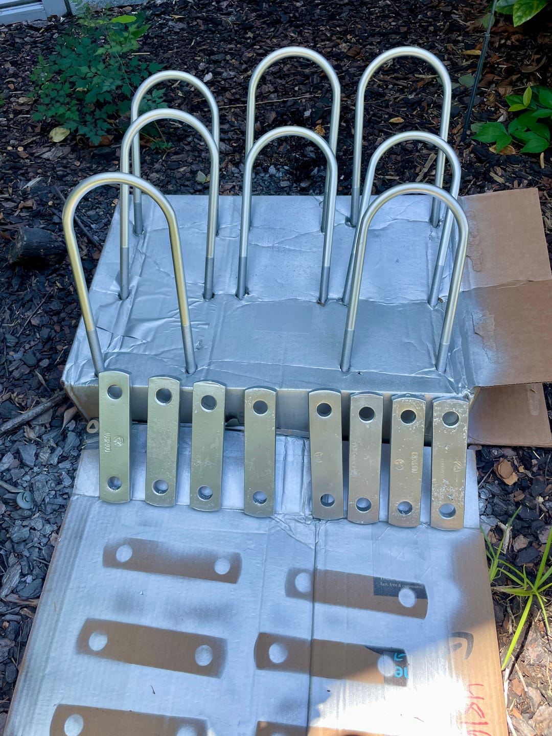 Customer photo review of 1/2 Inch Diameter U-Bolts - Round Bend