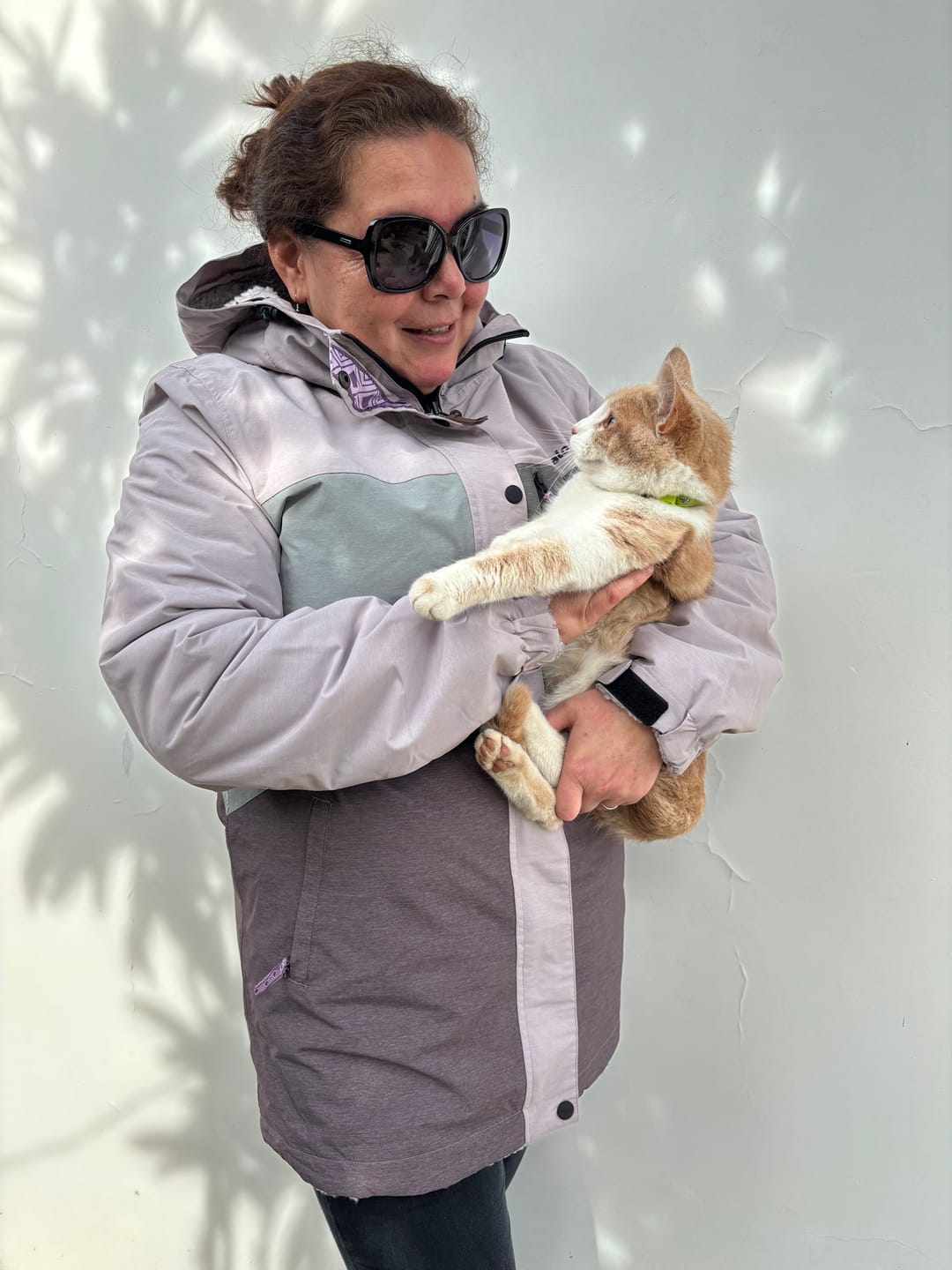 Customer photo review of Parka Impermeable Reversible Camaleon 2 Mujer