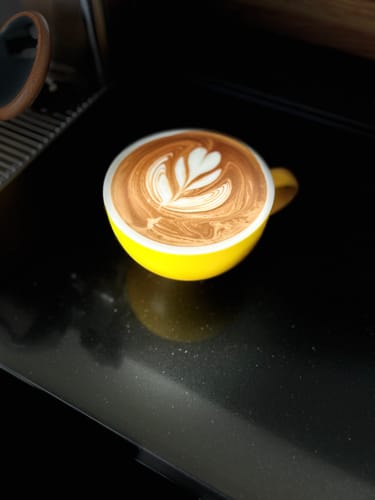 Customer photo review of Whole Bean Coffee Red - Medium Roast