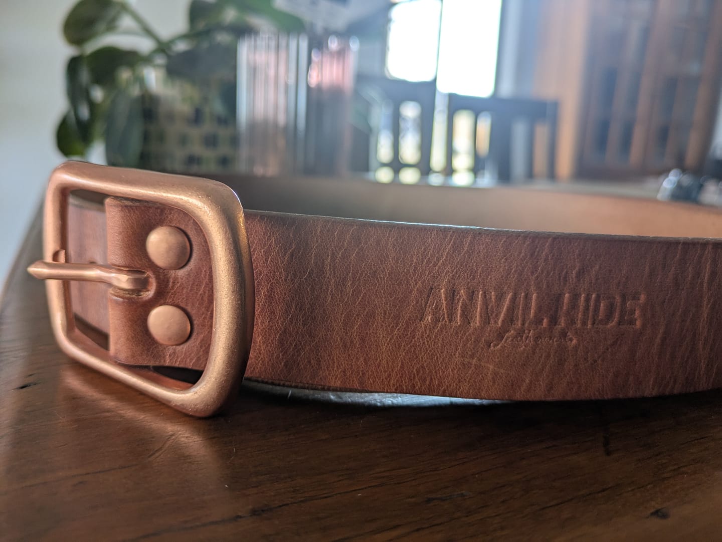 Customer photo review of The Patina King Belt