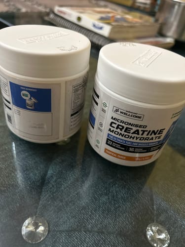 Customer photo review of Wellcore - Pure Micronised Creatine Monohydrate (122g, 33 Servings) Tropical Tango