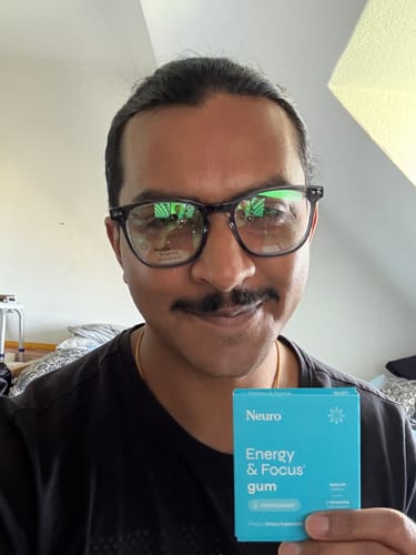 Customer photo review of Energy & Focus Gum