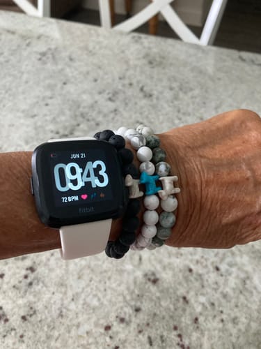 Customer photo review of STRĀ Dog Beaded Bracelet