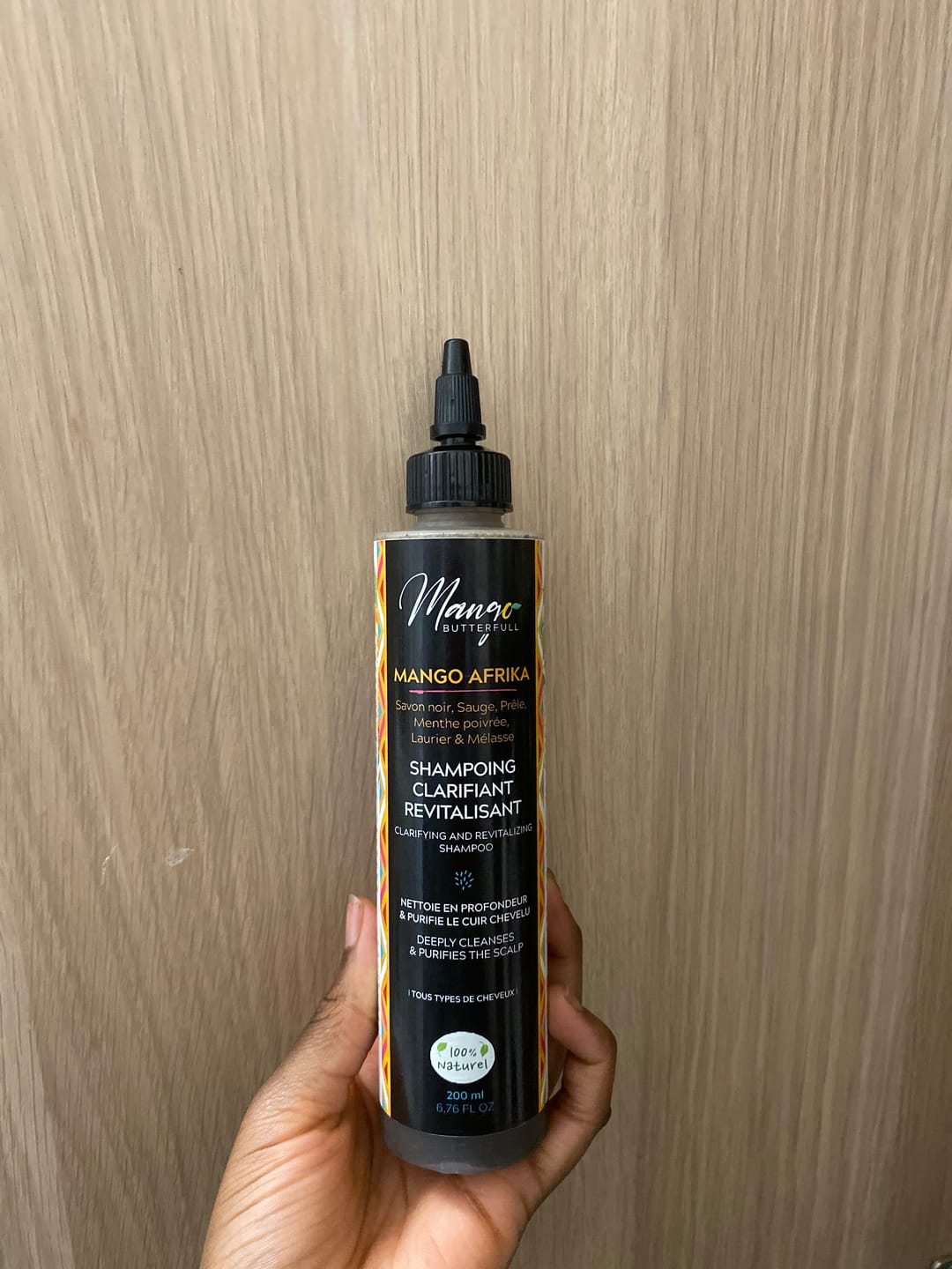 Customer photo review of Shampoing clarifiant MANGO AFRIKA