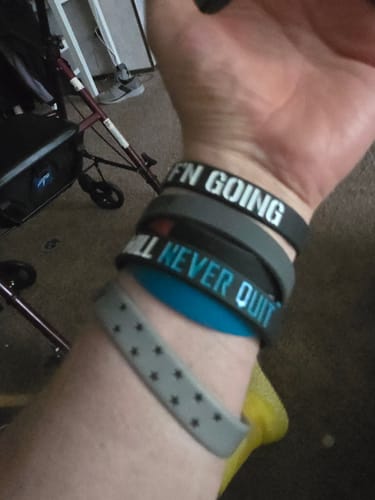 undefined review of Keep Going - Silicone Bracelet Bundle image 1 out of 1