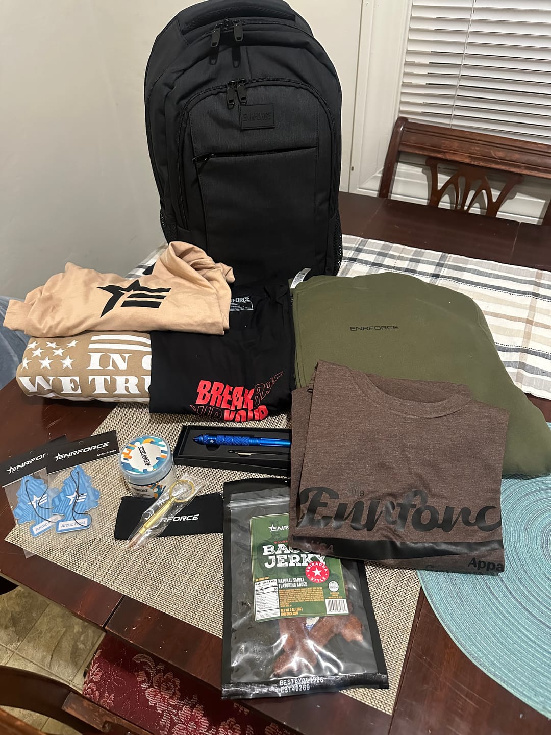 Customer photo review of Mystery Loaded Backpack