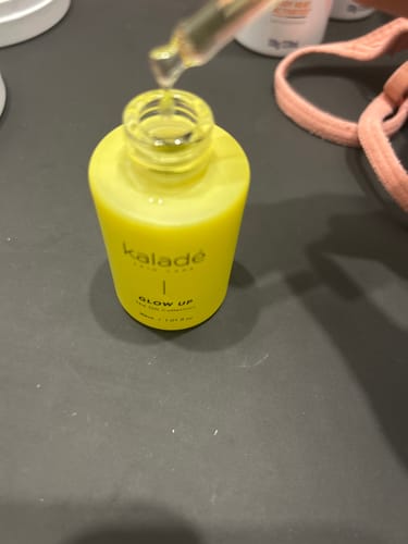 Customer photo review of Glow Up Face Oil