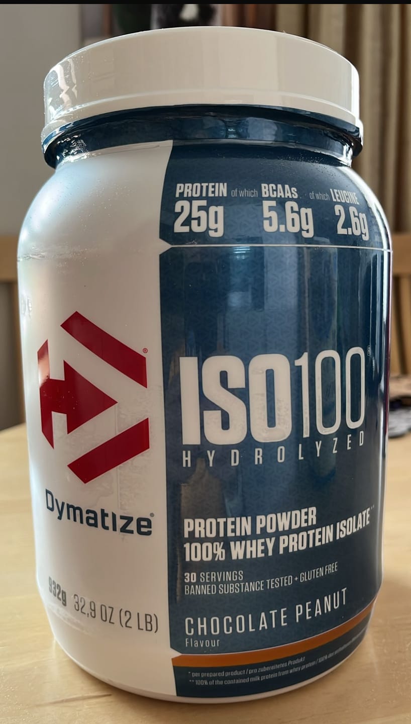 Customer photo review of Dymatize ISO 100 (932 g - 2.2 kg)