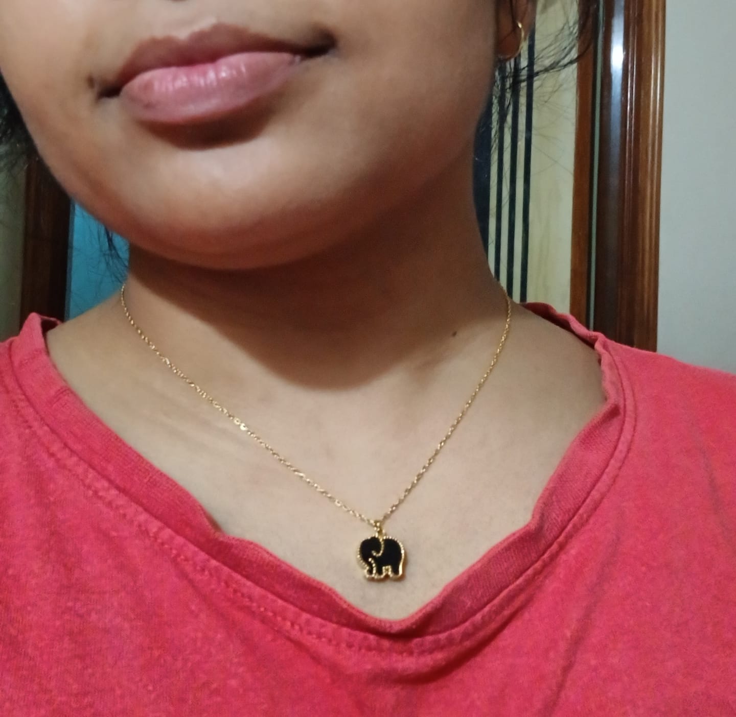 Customer photo review of Little Heffalump Necklace