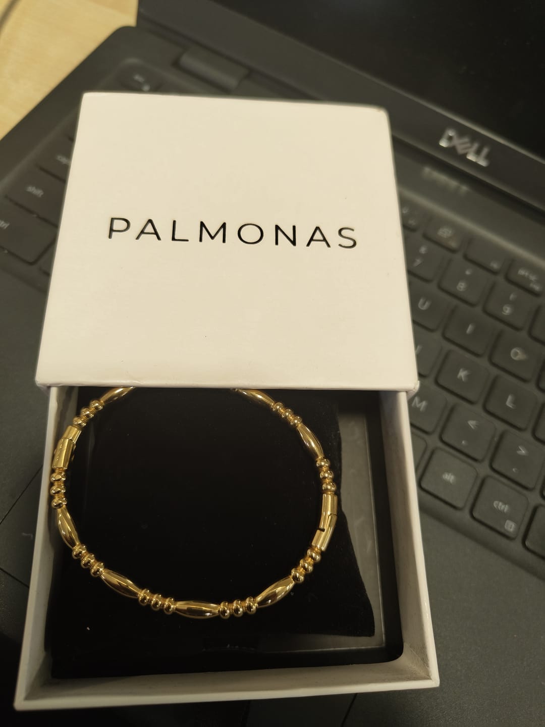 Customer photo review of Golden Stream Bangle Bracelet