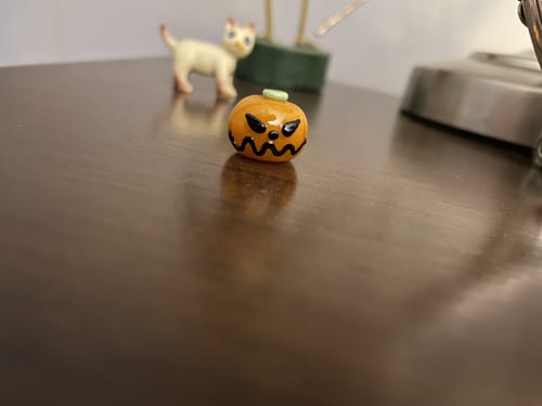 Customer photo review of Halloweenie Grumpy Pumpkin 124