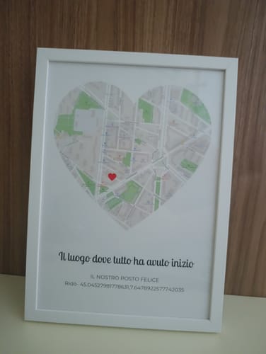 Customer photo review of Il luogo dove tutto è cominciato - Poster Personalizzato