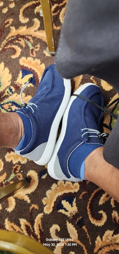 Customer photo review of SKŌNI Men's Golf Shoe - Grey/Pink