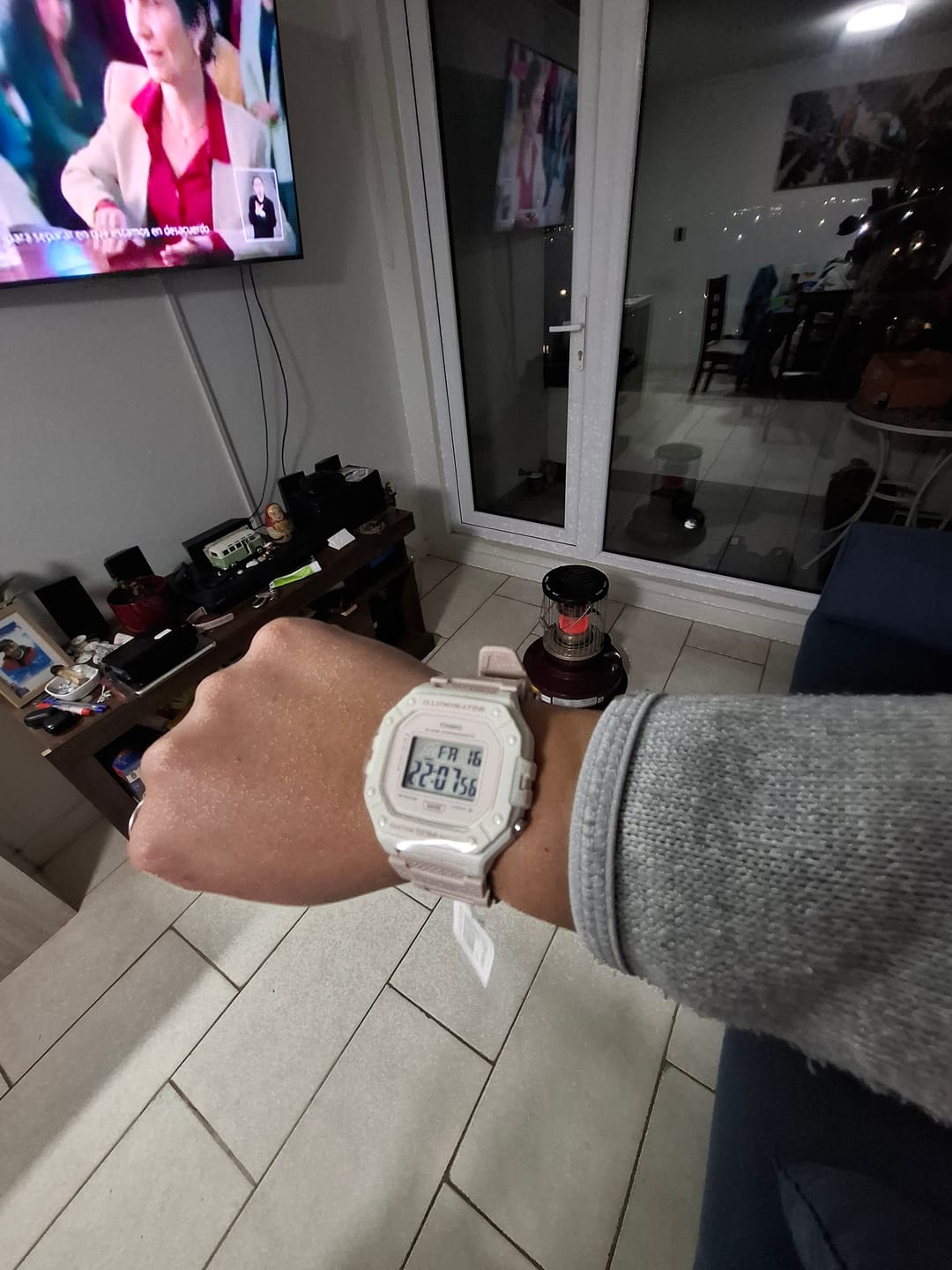 Customer photo review of Reloj Casio Vintage W-218HC-4A2VDF Rosado Suave