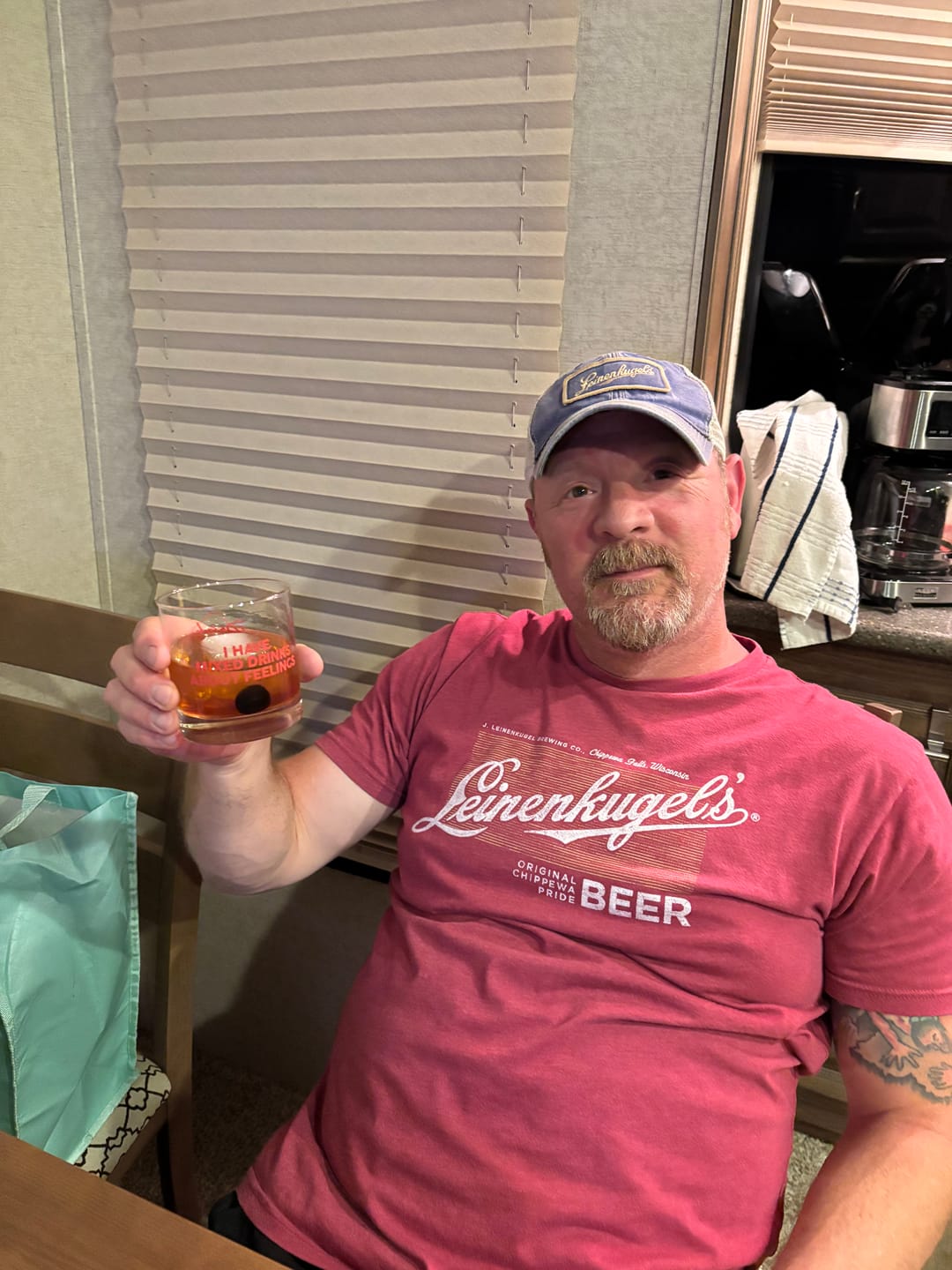 Customer photo review of "Mixed Drinks" Cocktail Glass