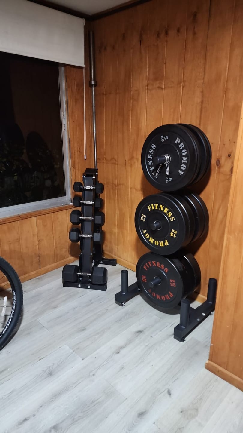 Customer photo review of Rack de Almacenamiento Mancuernas Triangular IRONSIDE