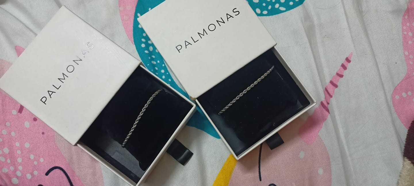 Customer photo review of Silver Rope Chain Bracelet