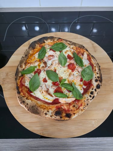 Customer photo review of Sourdough Pizza Bases