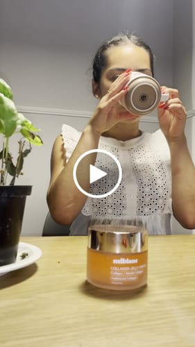 Customer video review of Crema gel al collagene con formula coreana
