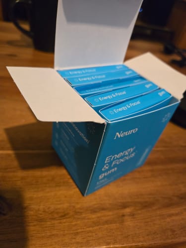 Customer photo review of Energy & Focus Gum