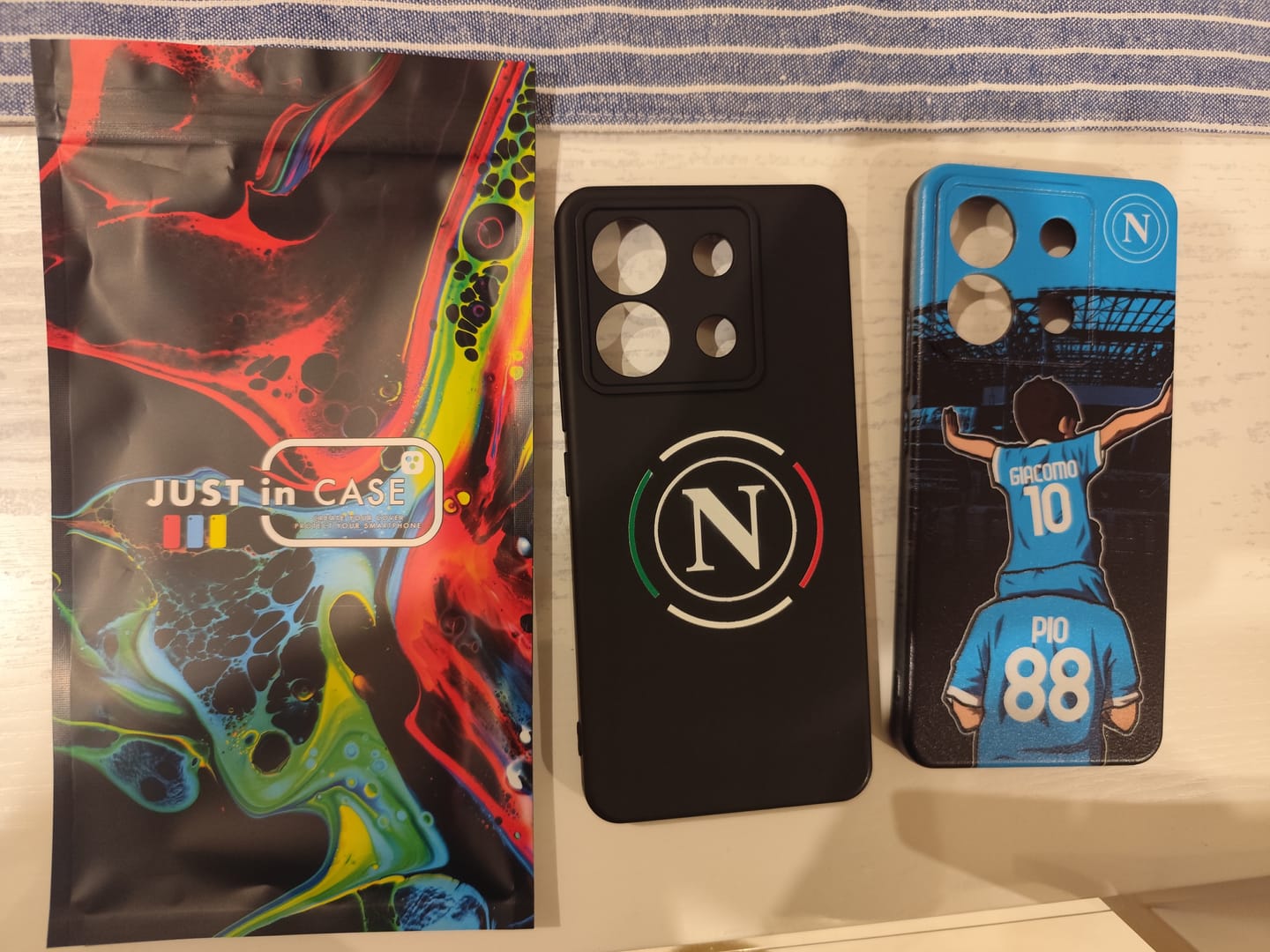 Customer photo review of NAPOLI - COVER LOGO SCUDETTO NERO