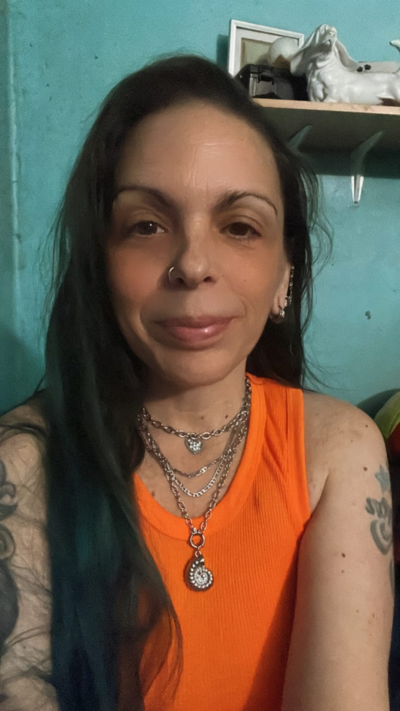 Customer photo review of Siren Shell Necklace
