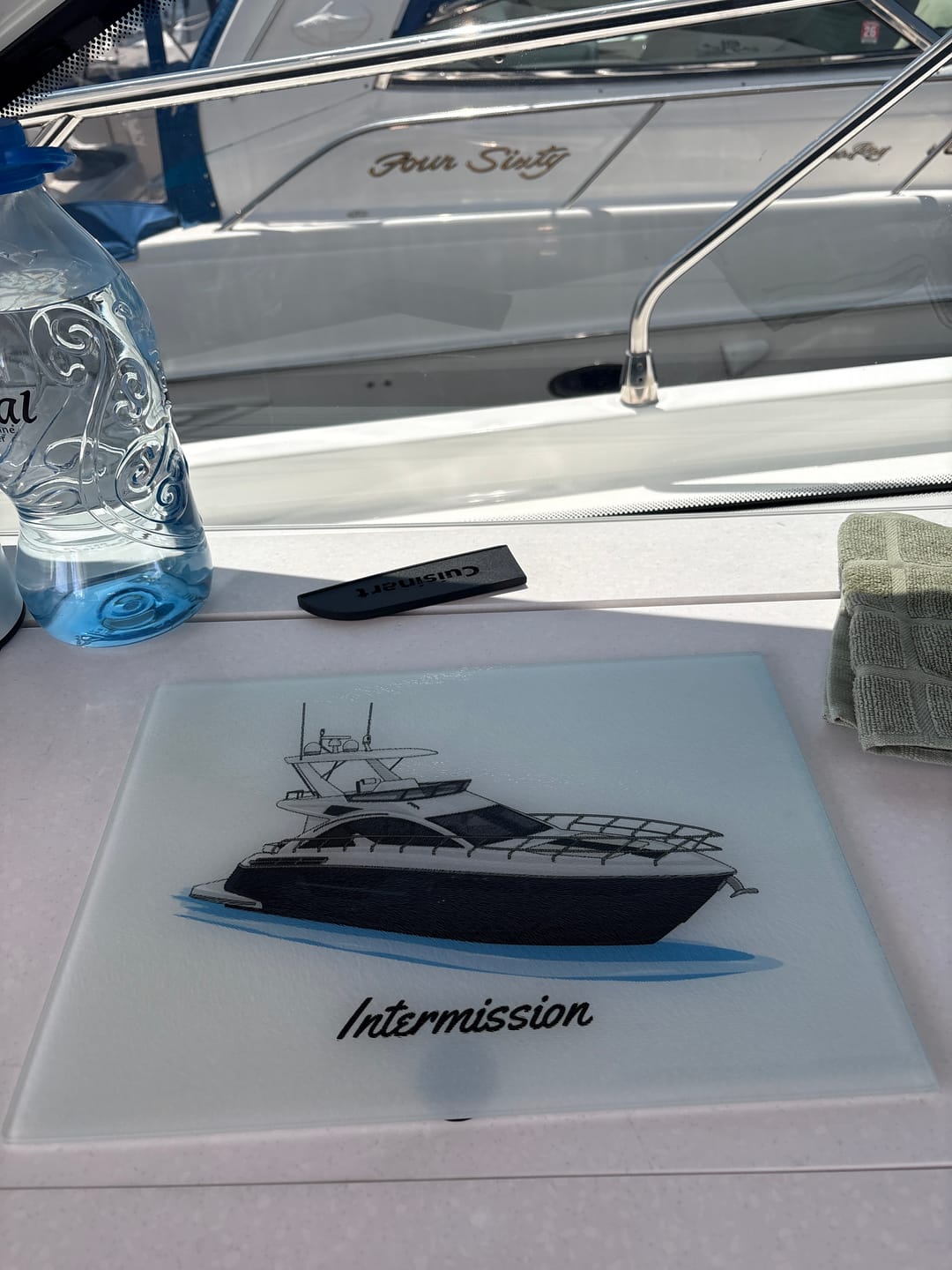 Customer photo review of Custom Indoor/Outdoor Dock Mat