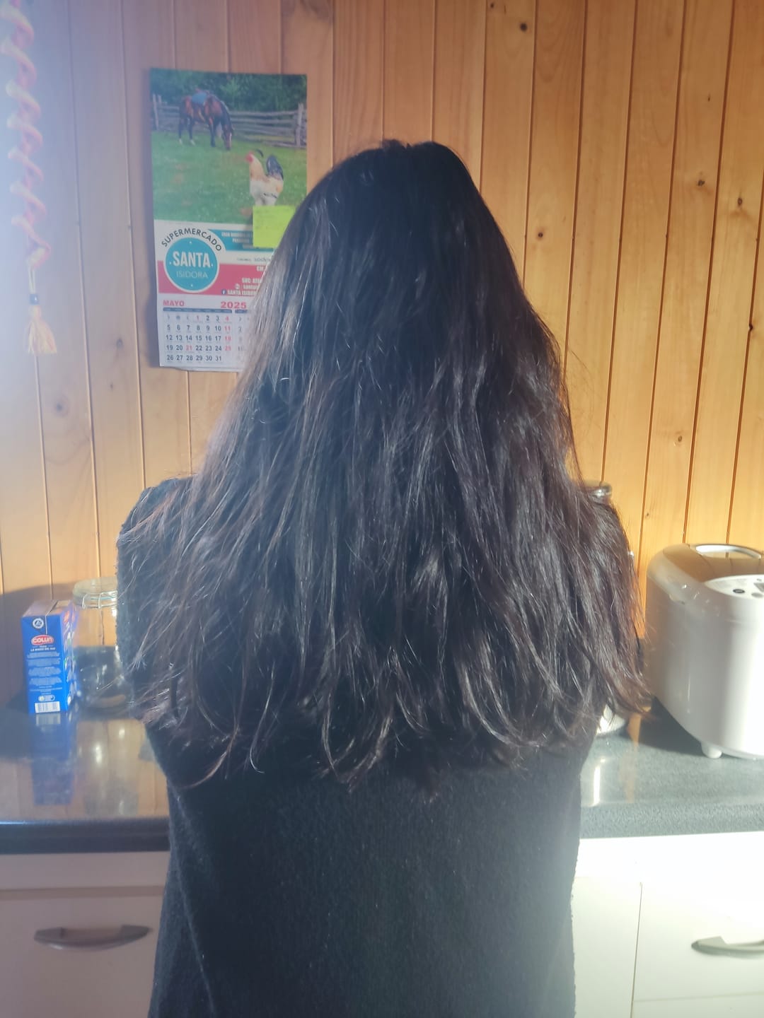 Customer photo review of Máscara Hidratante Golden Glow 500 g